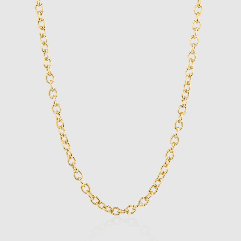 Callow Gold Vermeil Oval Link Necklace