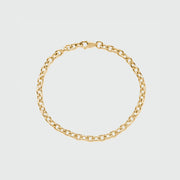 Cathcart 18ct Gold Vermeil Oval Belcher Bracelet