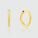 Fernshaw Gold Vermeil Polished Hoop Earrings