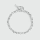 Fernshaw Sterling Silver T-Bar Belcher Bracelet