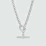 Fernshaw Sterling Silver T-bar Necklace