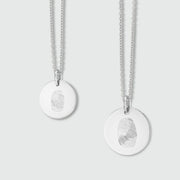 Northcote Sterling Silver Fingerprint Necklace