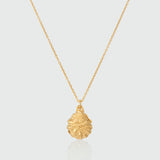 Gaia Gold Vermeil Oyster Shell & Pearl Necklace