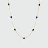 Hampton Multi Sapphire & Gold Vermeil Necklace