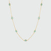 Hampton Multi Emerald & Gold Vermeil Necklace