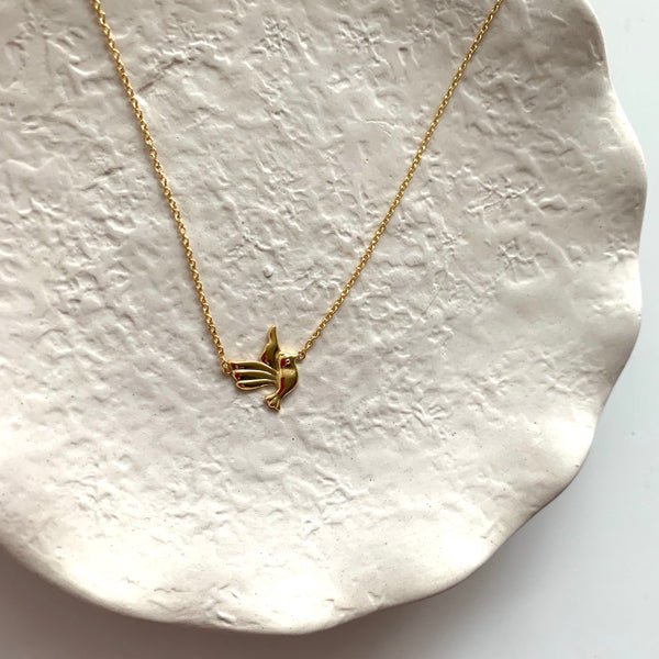 Kensington Gold Vermeil Dove Necklace