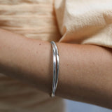 Knightsbridge Silver Double Russian Wedding Bangle