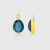 Manhattan Gold Interchangeable Gemstone Drops-Auree Jewellery