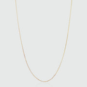 Westminster 16" 9ct Yellow Gold Fine Oval Link Chain