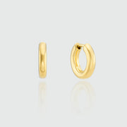 Fernshaw Mini Gold Huggie Hoop Earrings