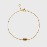 Moka Gold Vermeil Single Shell Bracelet