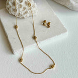Earrings - Moka Shell Gold Vermeil Stud Earrings
