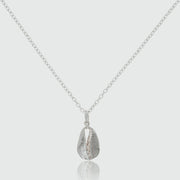Moka Sterling Silver Cowrie Shell Pendant