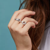 Knightsbridge Sterling Silver Russian Wedding Ring