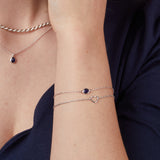 Verona Sterling Silver Love Heart Bracelet