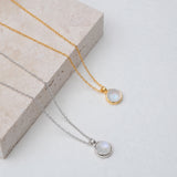 Lulea Moonstone & Sterling Silver Pendant Necklace
