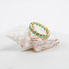 Ortigia Chrysoprase Gold Vermeil Ring