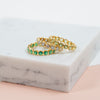 Ortigia Green Peridot & Gold Vermeil Ring