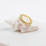 Ortigia Green Peridot & Gold Vermeil Ring