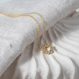 Ortigia Mini Labradorite & Gold Vermeil Necklace