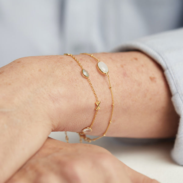 Miramar Power Up Gemstone & Gold Vermeil Bracelet