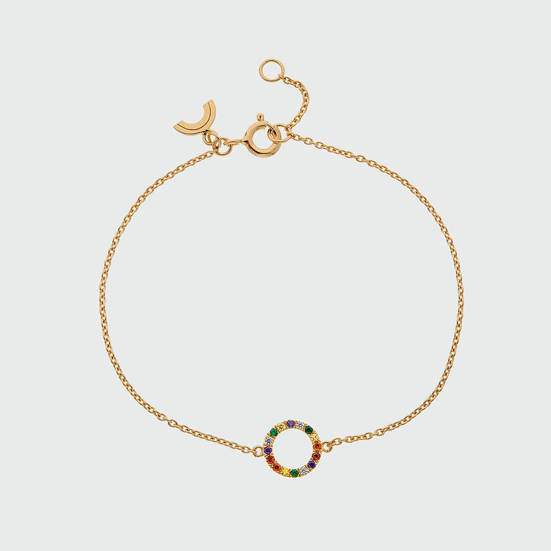 Rowfant Rainbow Charity Bracelet-Auree Jewellery