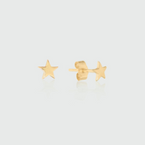 Soho Gold Vermeil Star Stud Earrings