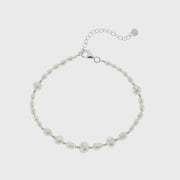 Triora Baroque Pearl & Silver Bracelet-Auree Jewellery