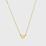 Verona Gold Vermeil Full Heart Necklace