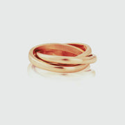Walton Russian Wedding Ring, 9ct Rose Gold, 2mm