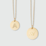 Westbourne 9ct Yellow Gold Disc Pendant