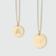 Westbourne 9ct Yellow Gold Disc Pendant