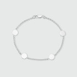 Westwick Sterling Silver Quartet Disc Bracelet