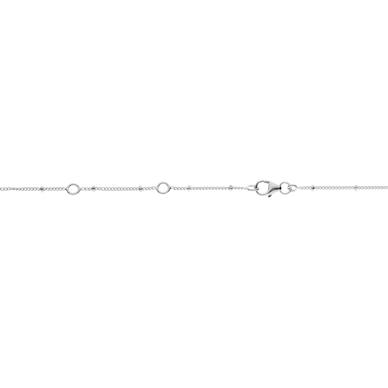 Barbican Sterling Silver 22" Beaded Chain