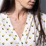 Barbican Sterling Silver 22" Beaded Chain