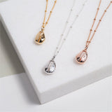 Barbican Sterling Silver 22" Beaded Chain
