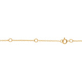 Chains - Waverley 16"-18" Adjustable Yellow Gold Vermeil Trace Chain