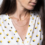 Chains - Waverley 16"-18" Adjustable Yellow Gold Vermeil Trace Chain