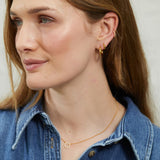 Earrings - Orba Gold Vermeil Huggie Hoop Earrings