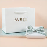 Auree x @theeditbutton Gold Interchangeable Hoop & White Pointed Drop Earrings-Auree Jewellery