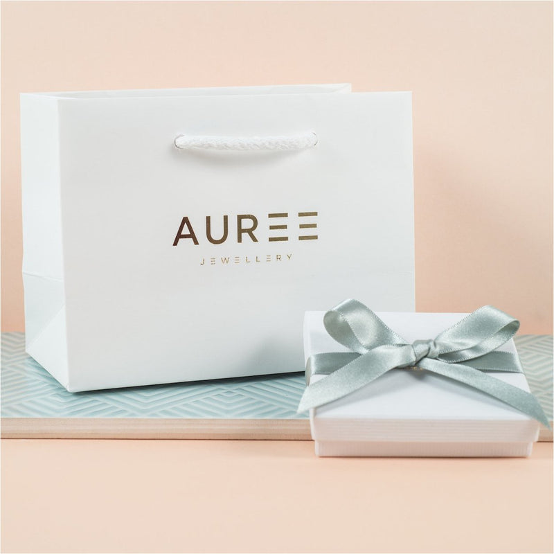 Auree x @theeditbutton Gold CZ Interchangeable Hoop & White Pointed Drop Earrings-Auree Jewellery