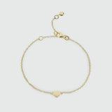 Verona Gold Vermeil Full Heart Bracelet