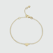 Verona Gold Vermeil Full Heart Bracelet
