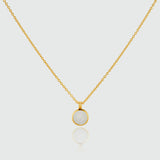 Lulea Moonstone & Gold Vermeil Pendant Necklace
