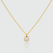 Lulea Moonstone & Gold Vermeil Pendant Necklace