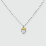 Sherwood Silver & Gold Acorn Necklace