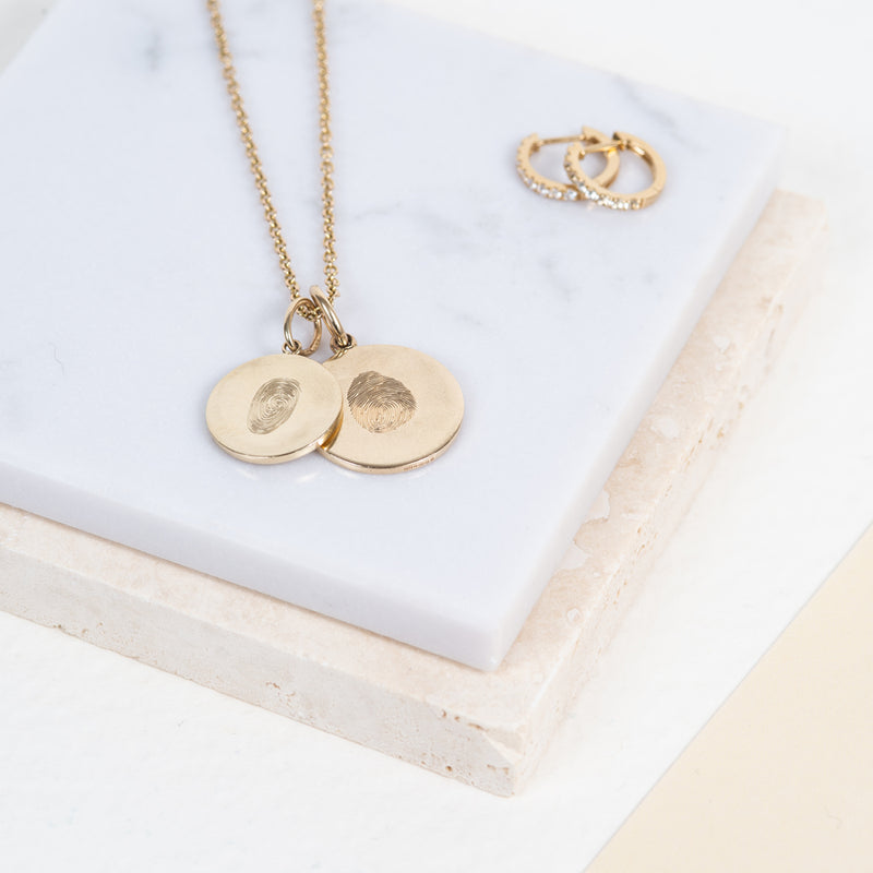 Necklaces & Pendants - Northcote 9ct Gold Fingerprint Pendant