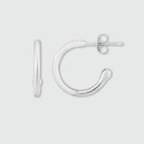 Manhattan Sterling Silver Hoop Earrings