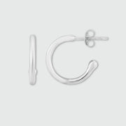 Manhattan Sterling Silver Hoop Earrings