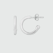 Manhattan Sterling Silver Hoop Earrings